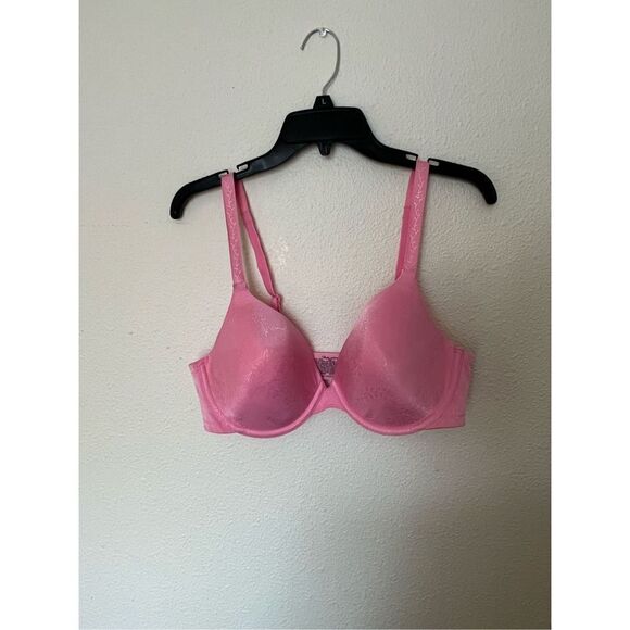 Playtex secrets Underwire pink plants print Bra 38D - Picture 1 of 6